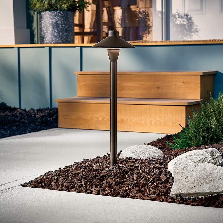 Image 5 Kichler Fogden 21"H Textured Architectural Bronze Path Light more views