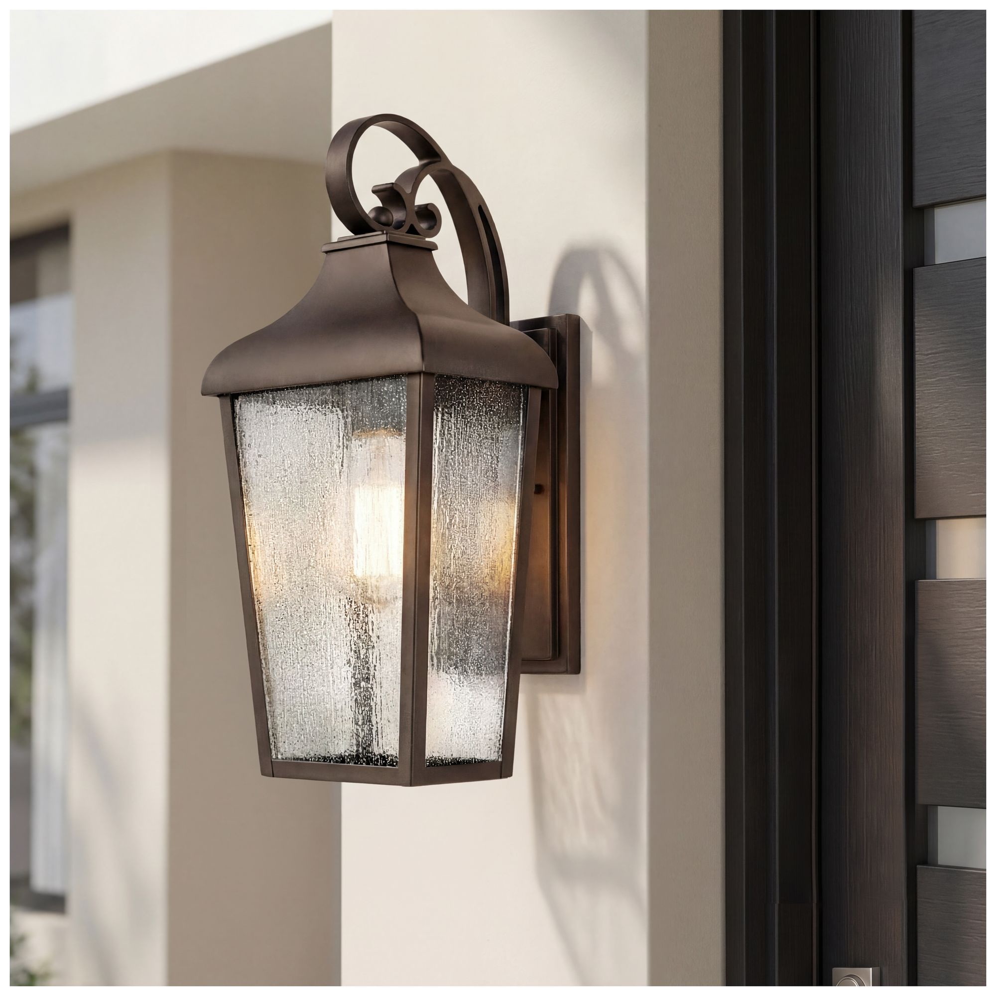 Image 2 Kichler Forestdale 14 3/4"H Old Bronze Outdoor Wall Light more views