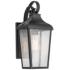 Kichler Forestdale 14 3/4"H Texture Black Outdoor Wall Light