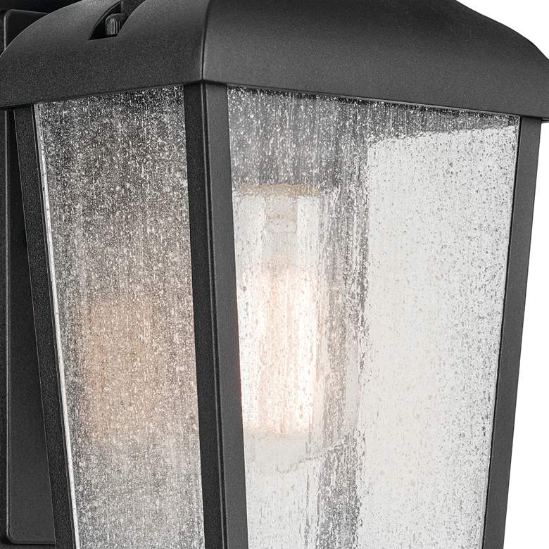 Image 2 Kichler Forestdale 14 3/4"H Texture Black Outdoor Wall Light more views