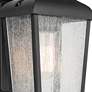 2_Kichler Forestdale 14 3/4"H Texture Black Outdoor Wall Light more views