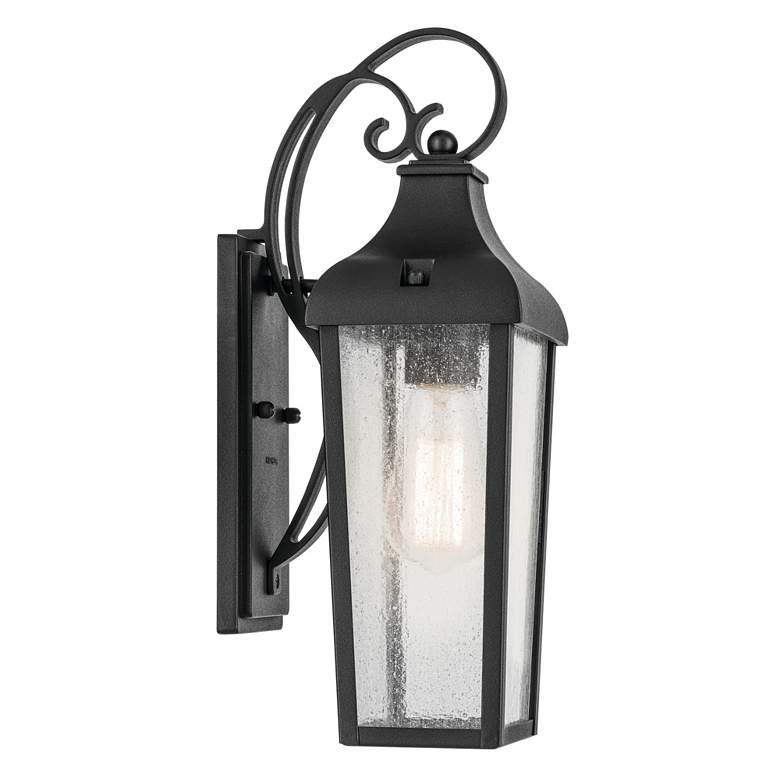 Image 3 Kichler Forestdale 14 3/4"H Texture Black Outdoor Wall Light more views