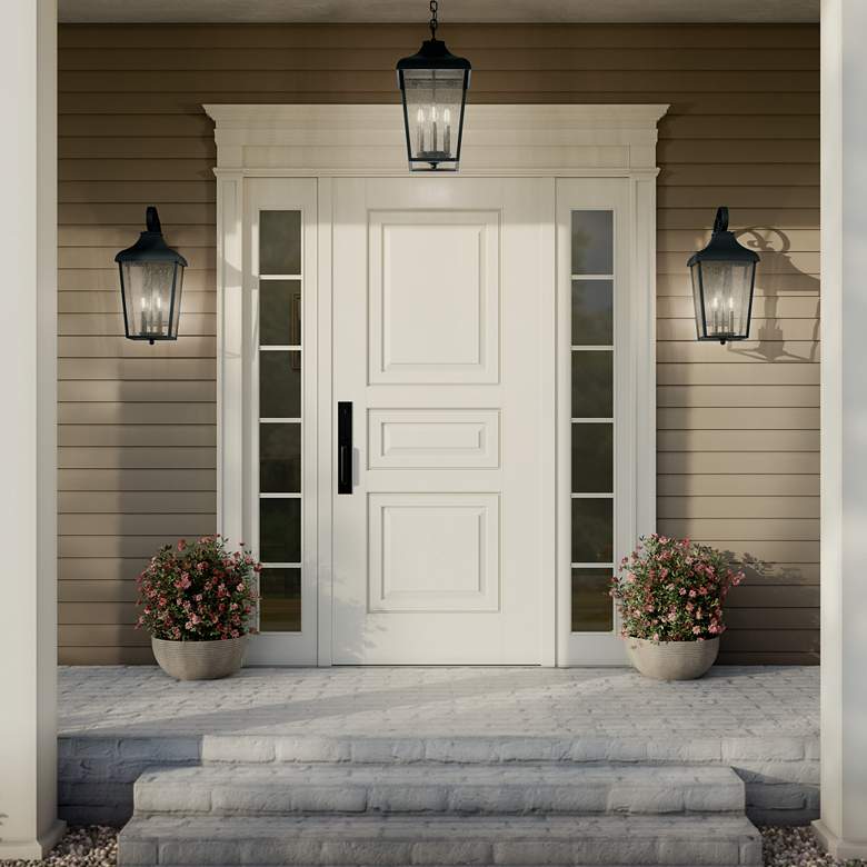 Image 6 Kichler Forestdale 21 1/2"H Texture Black Outdoor Wall Light more views