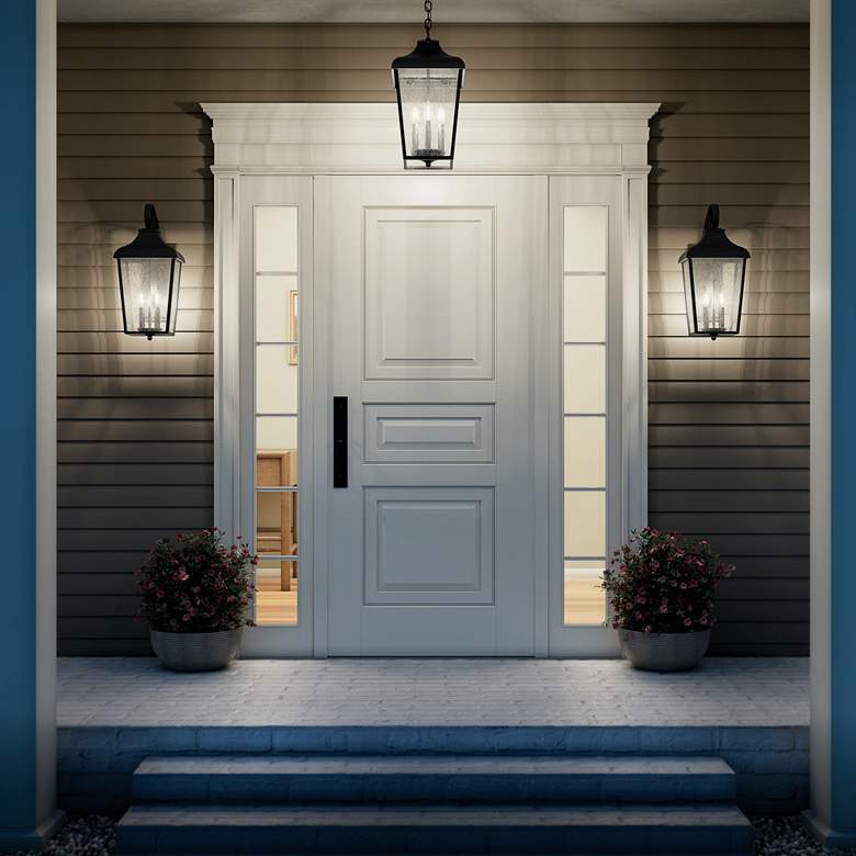 Image 7 Kichler Forestdale 21 1/2"H Texture Black Outdoor Wall Light more views