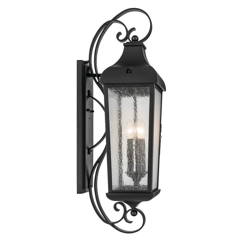 Image 2 Kichler Forestdale 30 3/4"H Texture Black Outdoor Wall Light more views