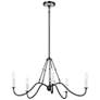 Thumbnail2 of Kichler Freesia 31.3" Wide Anvil Iron Finish Candelabra Chandelier