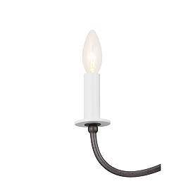 Image5 of Kichler Freesia 31.3" Wide Anvil Iron Finish Candelabra Chandelier more views