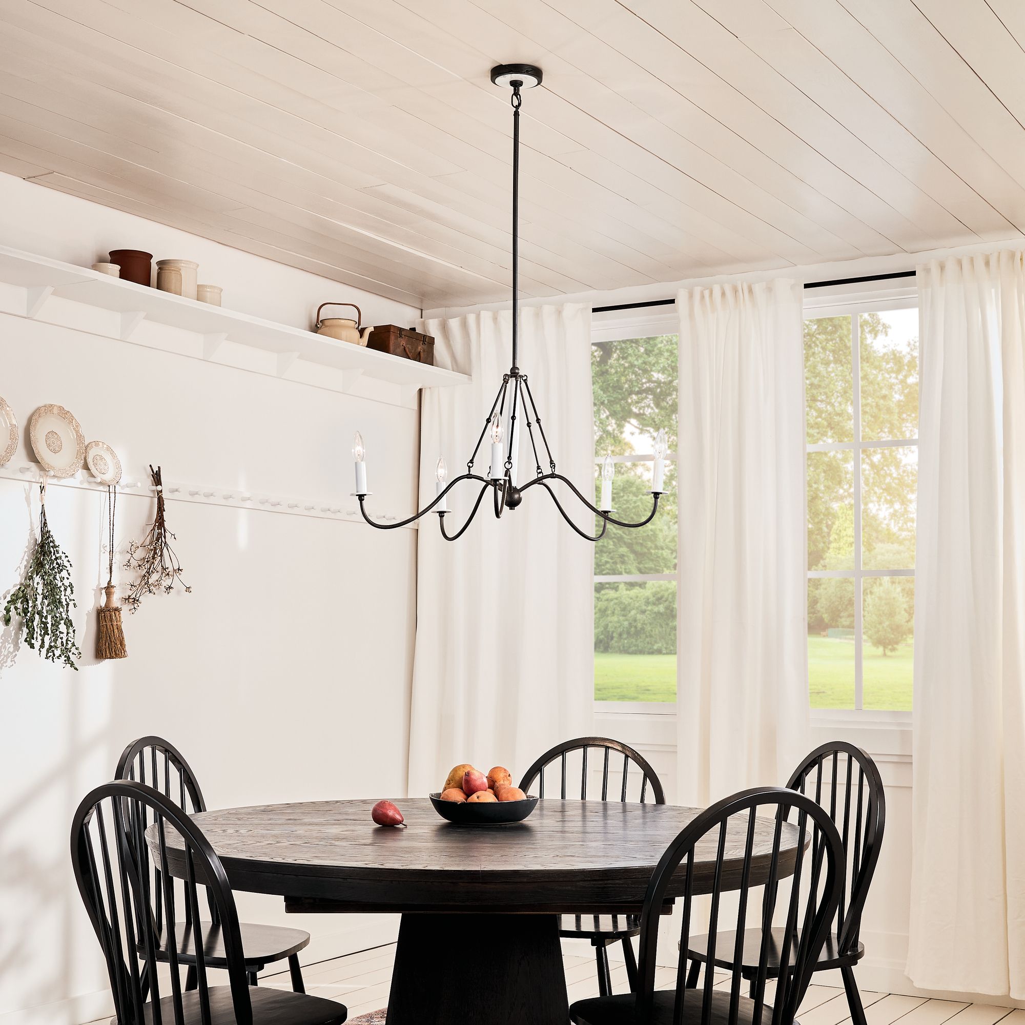 Image 7 Kichler Freesia 31.3" Wide Anvil Iron Finish Candelabra Chandelier more views