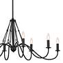 Thumbnail4 of Kichler Freesia 44 1/2"W Textured Black 8-Light Chandelier more views