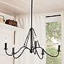 1_Kichler Freesia Pendant 1Lt Textured Black