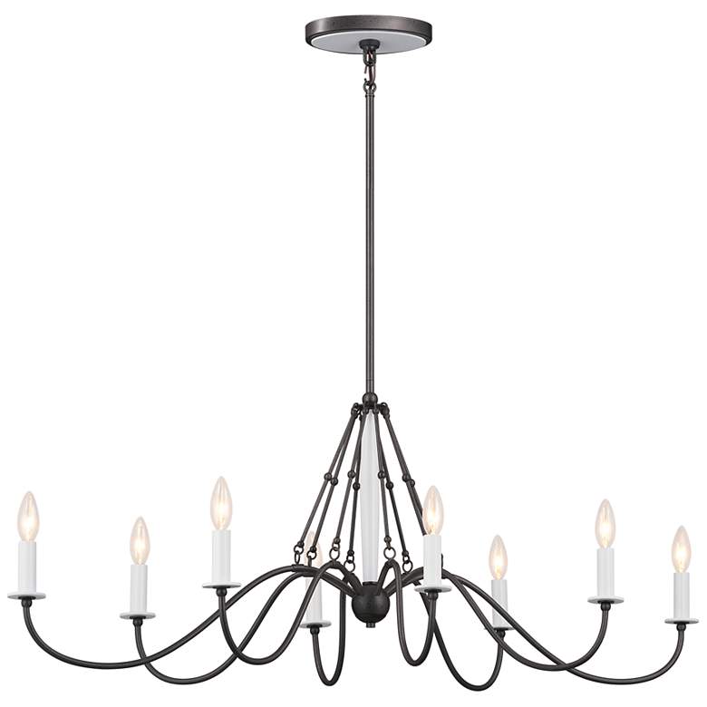 Image 1 Kichler Freesia Pendant 2Lt Anvil Iron