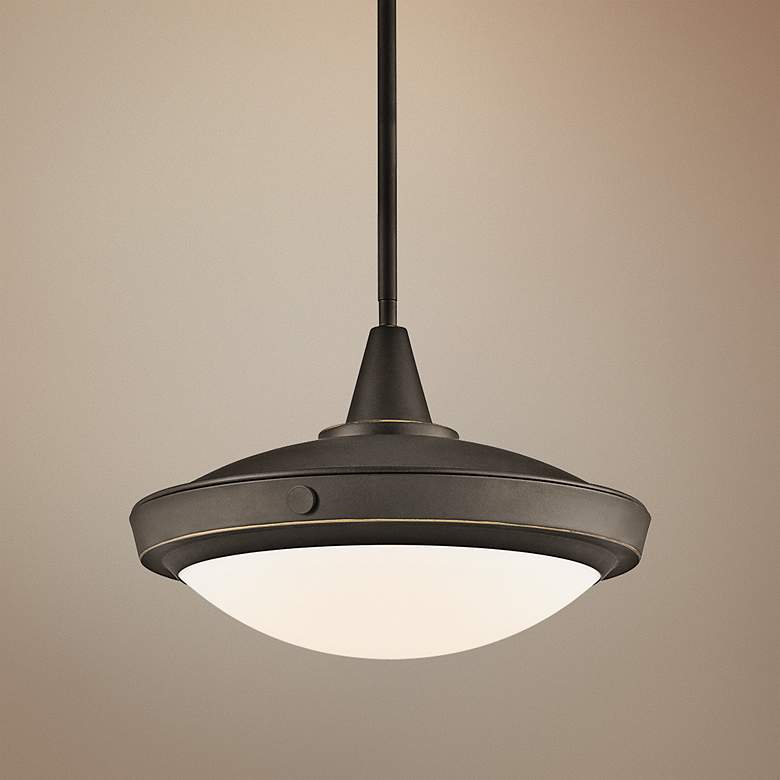 Image 1 Kichler Fremont Olde Bronze 12 3/4" Wide Semi-Flush/Pendant
