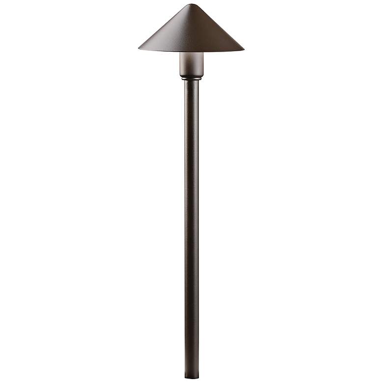 Image 1 Kichler Fundamentals 18 1/2"H Bronze 2700K LED Path Light