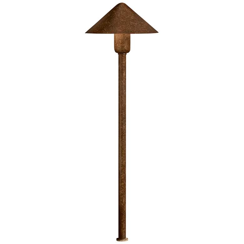 Image 1 Kichler Fundamentals 20 1/4" Tannery Bronze Landscape Path Light