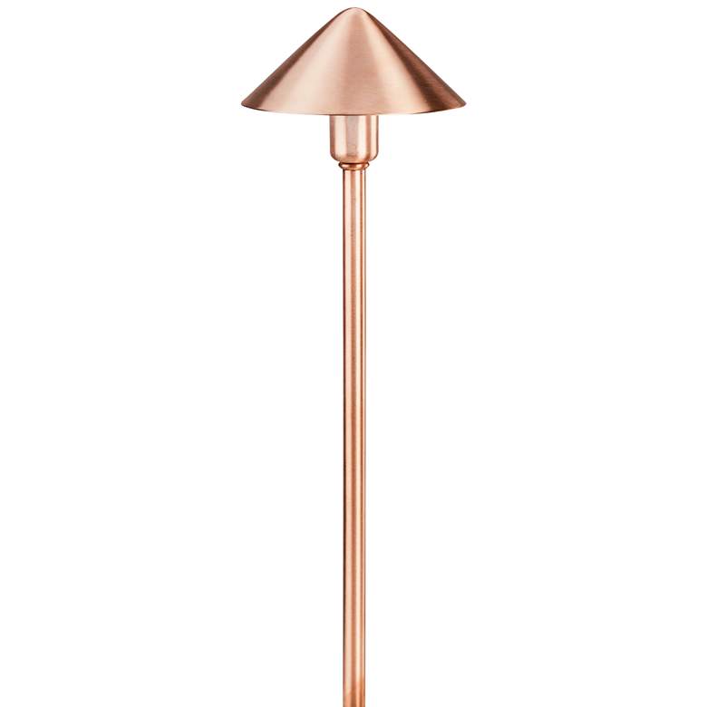 Image 1 Kichler Fundamentals 20 1/4"H Copper Landscape Path Light