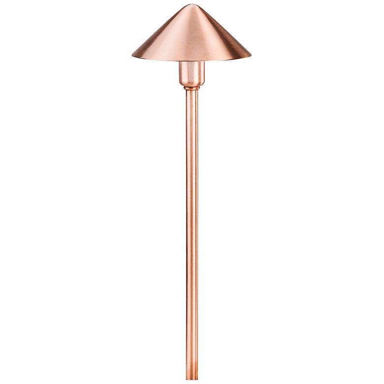 Image 1 Kichler Fundamentals 21 1/2"H Copper 2700K LED Path Light