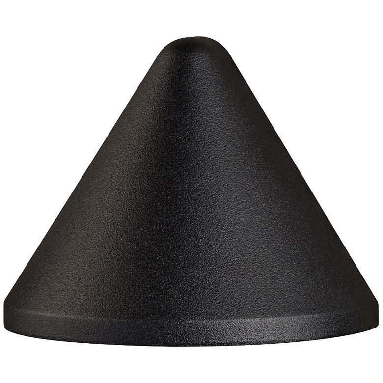 Image 1 Kichler Fundamentals 3 1/4"W Black 2700K LED Deck Light