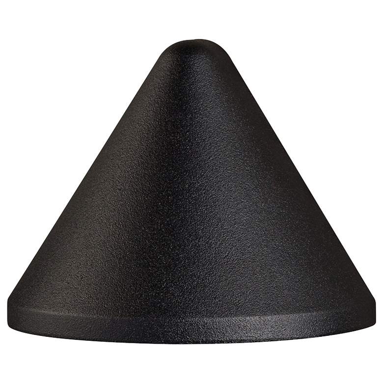 Image 2 Kichler Fundamentals 3 1/4"W Black 3000K LED Deck Light