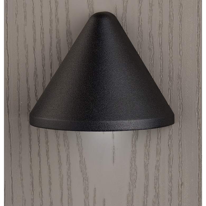 Image 1 Kichler Fundamentals 3 1/4"W Black 3000K LED Deck Light