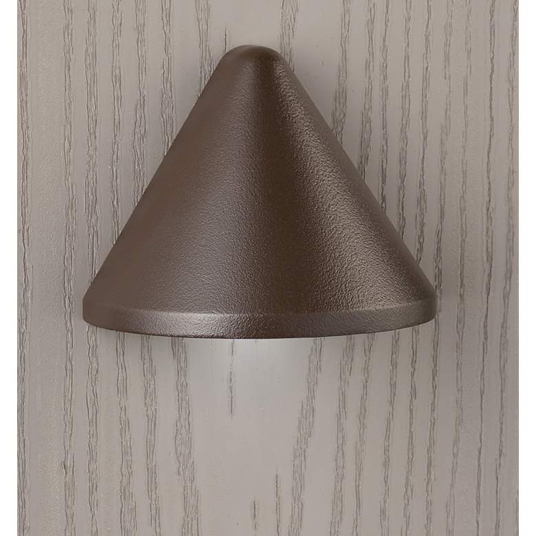 Image 1 Kichler Fundamentals 3 1/4"W Bronze 3000K LED Deck Light