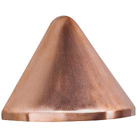Image1 of Kichler Fundamentals 3 1/4"W Copper 2700K LED Deck Light