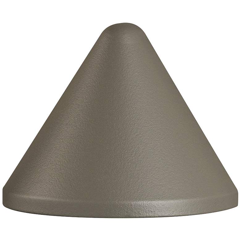 Image 1 Kichler Fundamentals 3 1/4"W Gray 2700K LED Deck Light