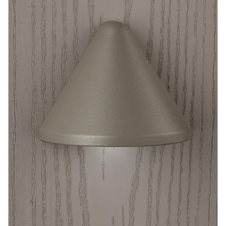 Image 1 Kichler Fundamentals 3 1/4"W Gray 3000K LED Deck Light