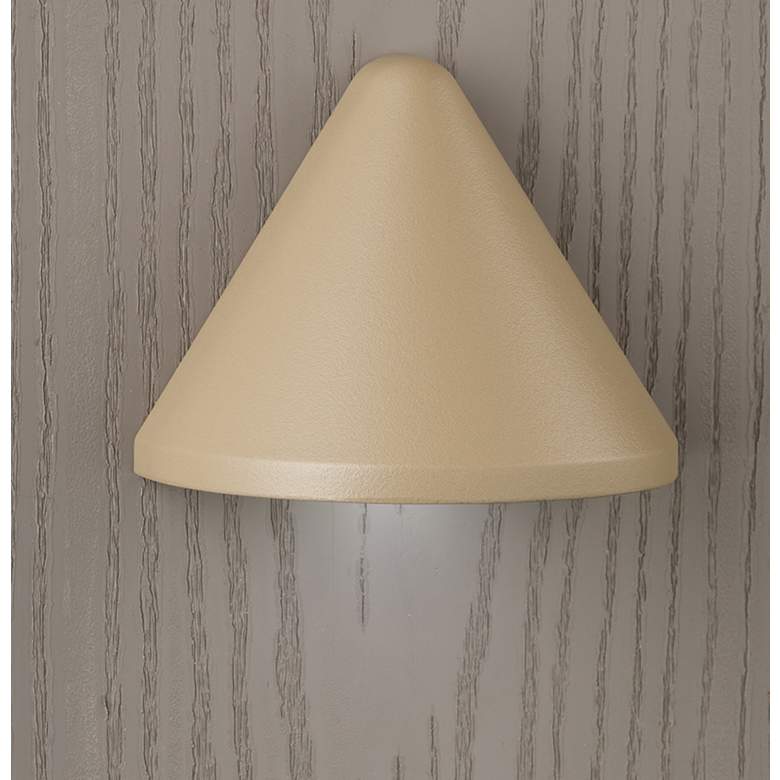 Image 1 Kichler Fundamentals 3 1/4"W Sand 3000K LED Deck Light