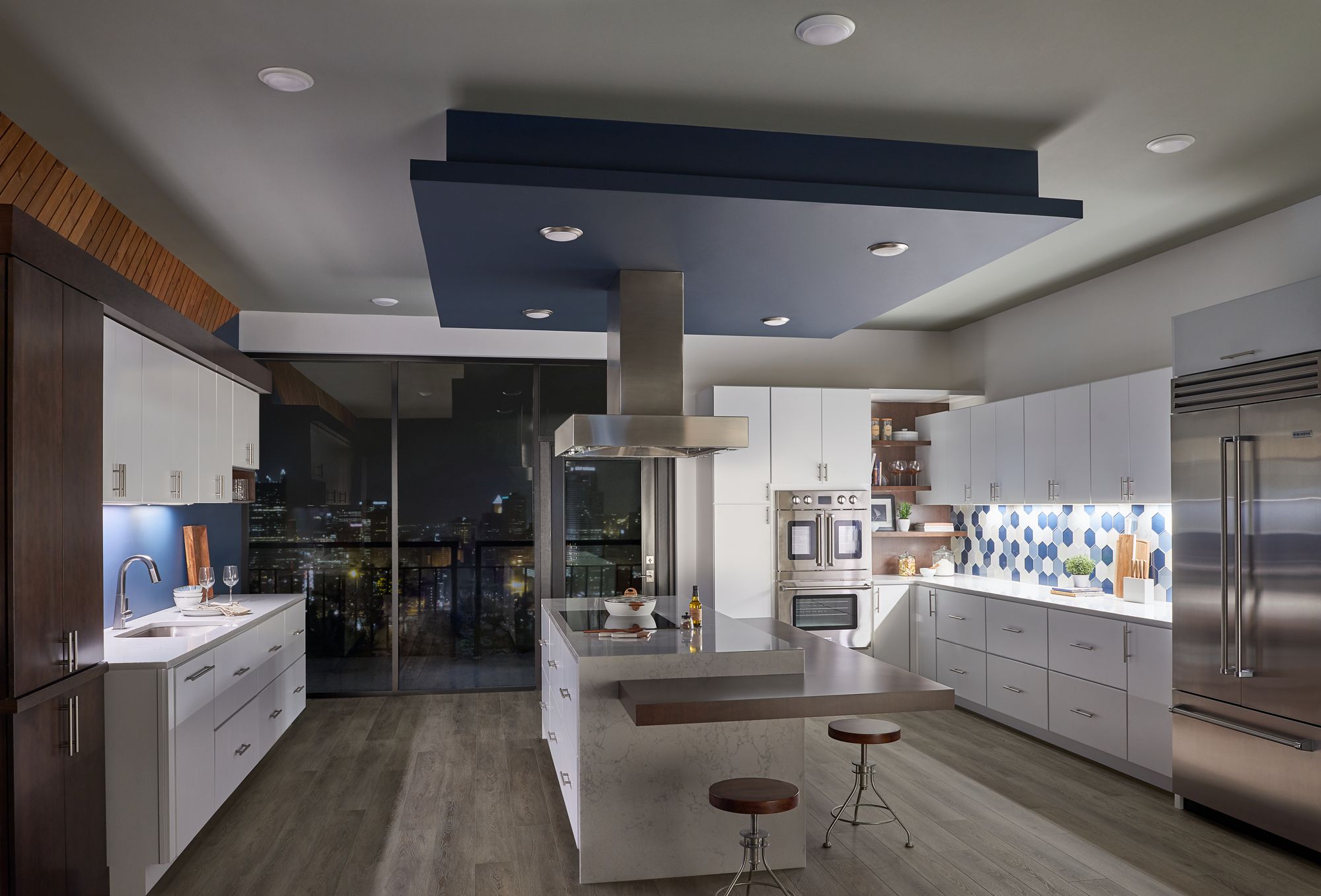 Image 4 Kichler Gen II 7 1/2" Wide White Flush Mount LED Ceiling Light 3000K more views