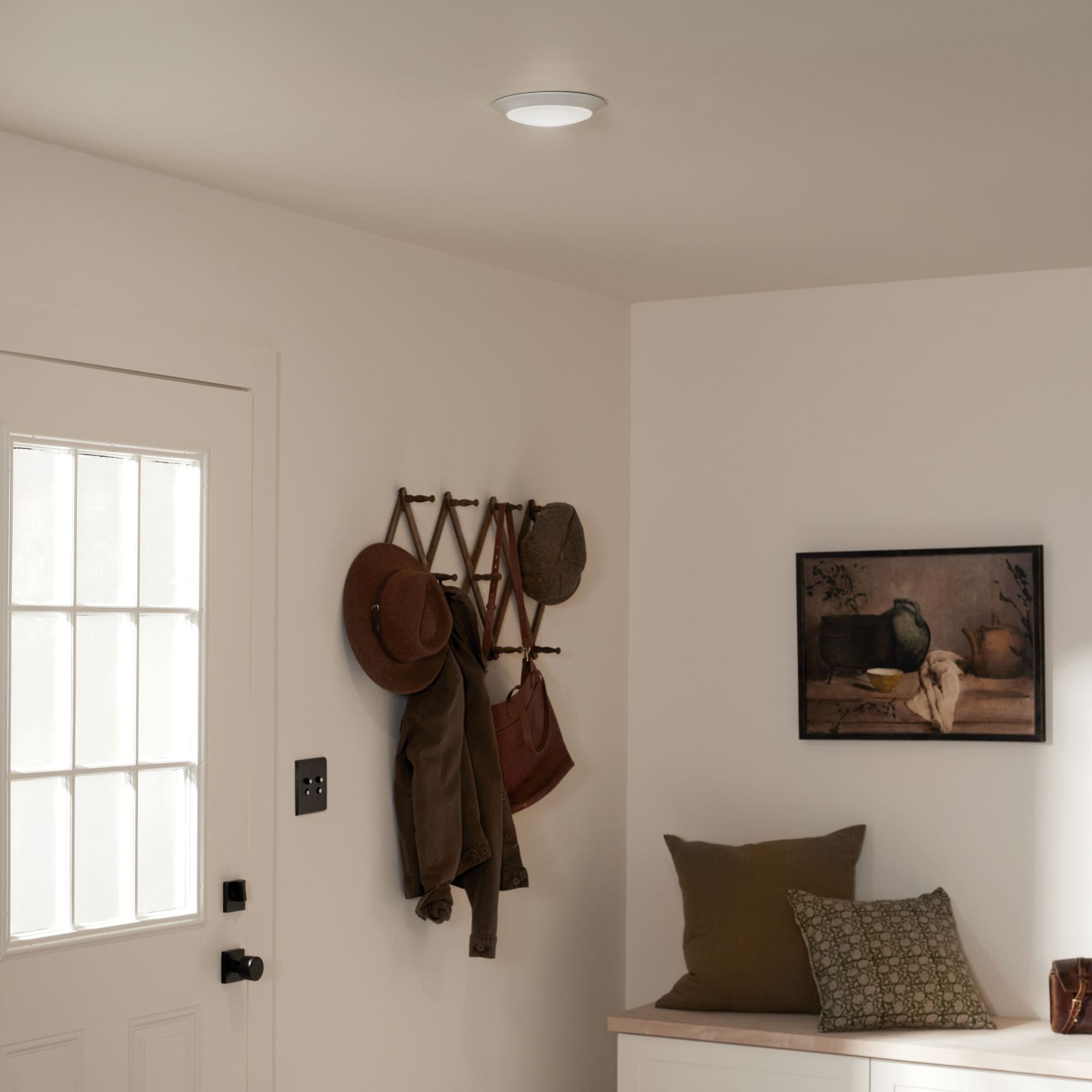 Image 5 Kichler Gen II 7 1/2" Wide White Flush Mount LED Ceiling Light 3000K more views