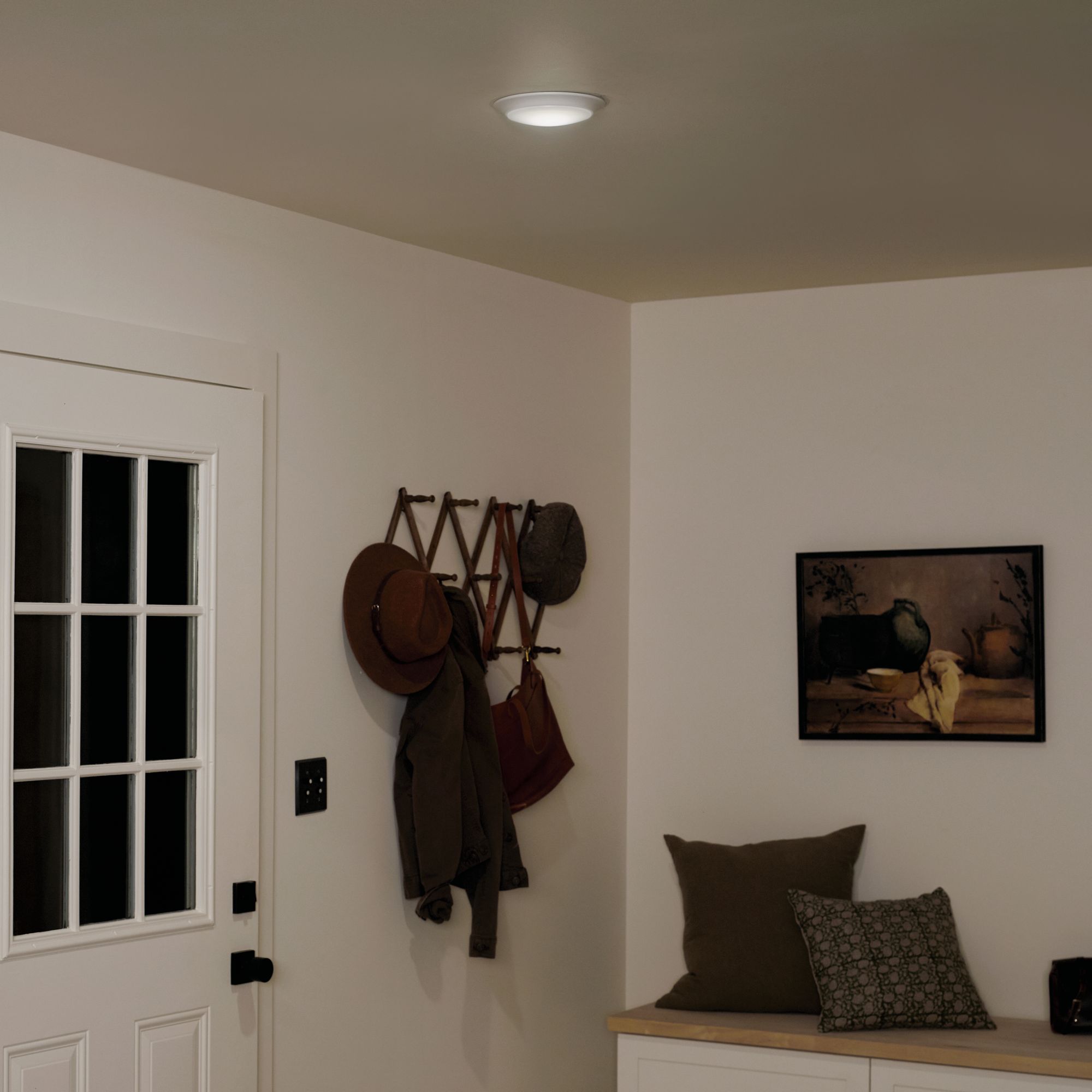 Image 6 Kichler Gen II 7 1/2" Wide White Flush Mount LED Ceiling Light 3000K more views