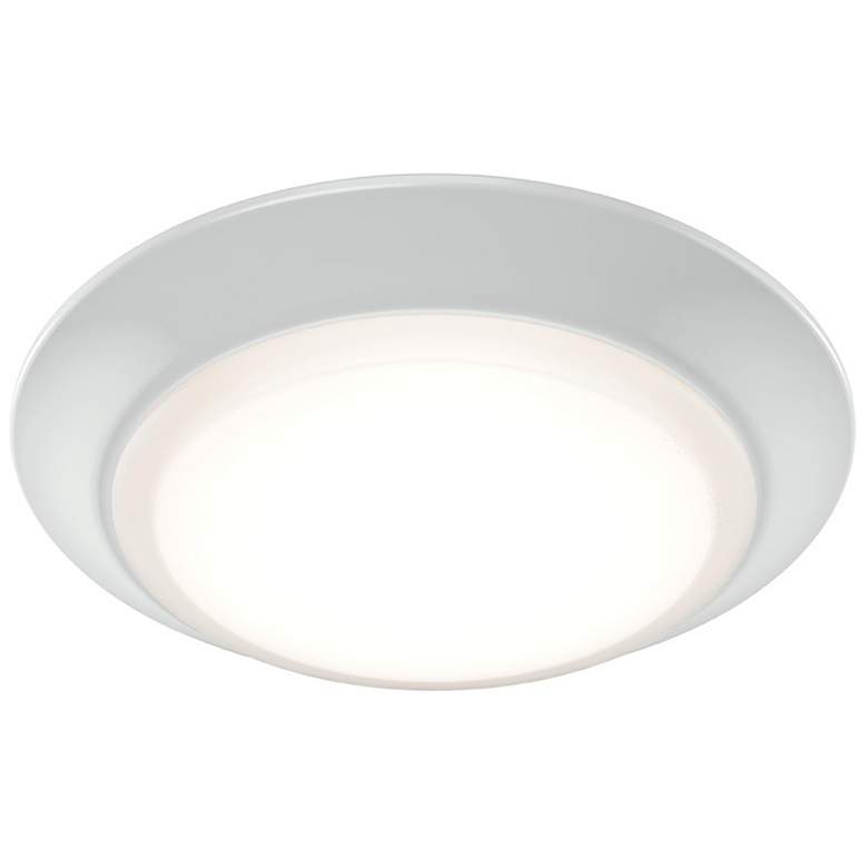 Image 1 Kichler Gen Select 7 1/4 Wide White Flush Mount LED Ceiling Light
