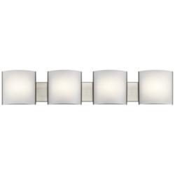 Kichler Georgian 40 3/4" Modern Brushed Nickel 4-LED Bath Light