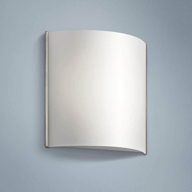Kichler Georgian 8&quot; High Brushed Nickel LED Wall Sconce