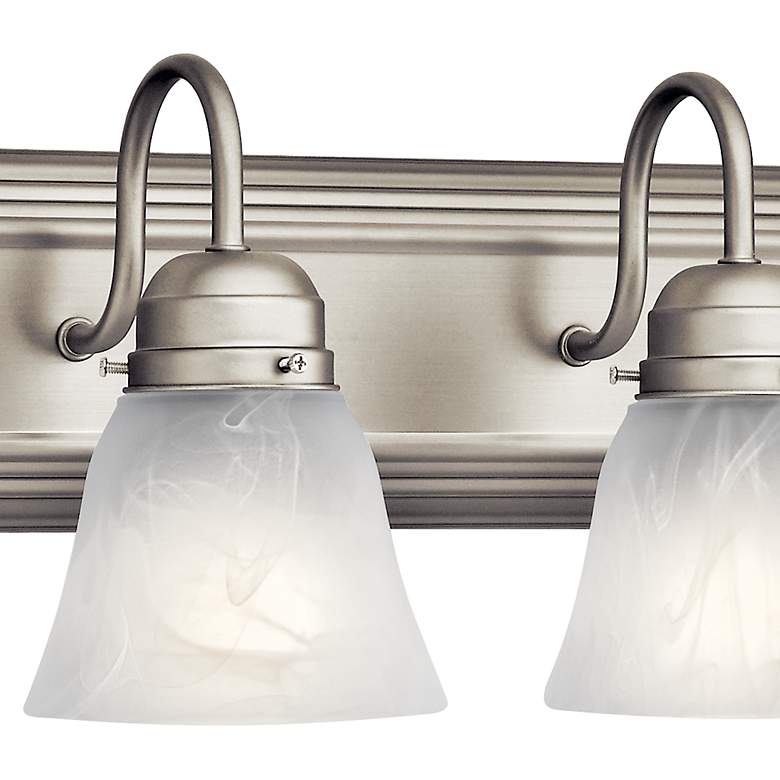 Image 5 Kichler Gibbons 30" Wide Brushed Nickel 4-Light Bath Light more views