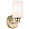 Kichler Gioe 9 1/2" High Champagne Bronze Wall Sconce