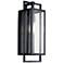 Kichler Goson 20 1/4" High Black Outdoor Wall Light