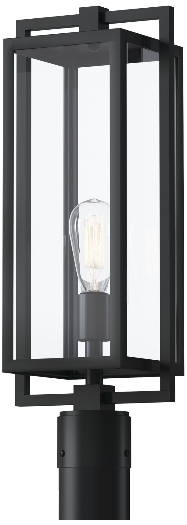 Kichler Goson 21" High Black Outdoor Post Light