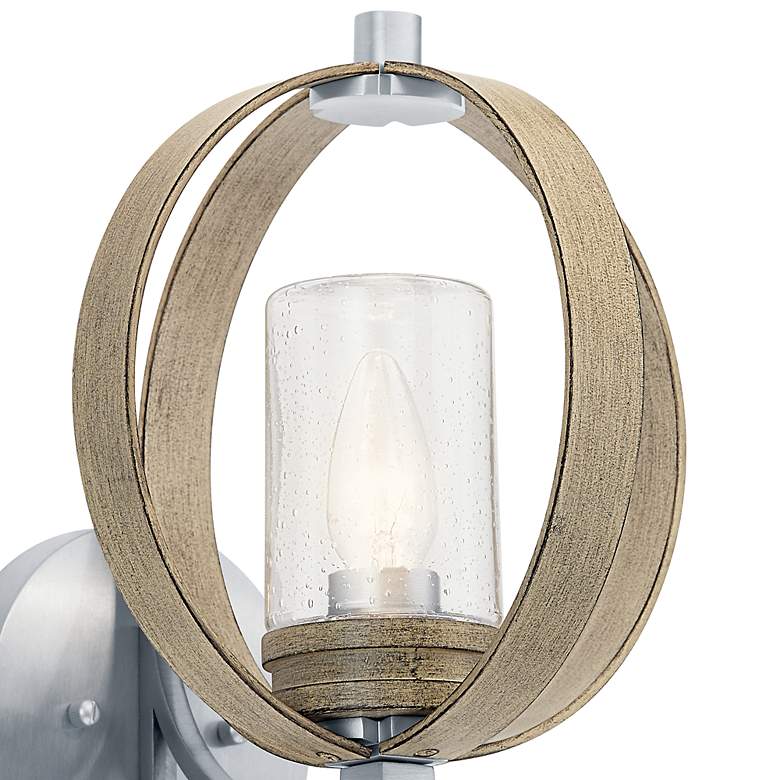 Image 3 Kichler Grand Bank 12 3/4"H Antique Gray Outdoor Wall Light more views