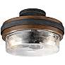 Thumbnail2 of Kichler Grand Bank 12" Wide Auburn Stained 2-Light Ceiling Light
