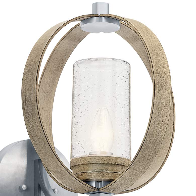 Image 3 Kichler Grand Bank 15 1/4 inchH Antique Gray Outdoor Wall Light more views