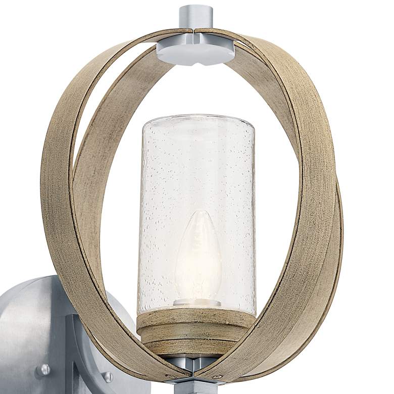 Image 3 Kichler Grand Bank 15 1/4"H Antique Gray Outdoor Wall Light more views