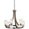 Kichler Grand Bank 25" Wide Antique Gray 6-Light Chandelier