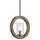 Kichler Grand Bank 9"W Antique Gray Convertible Mini Pendant