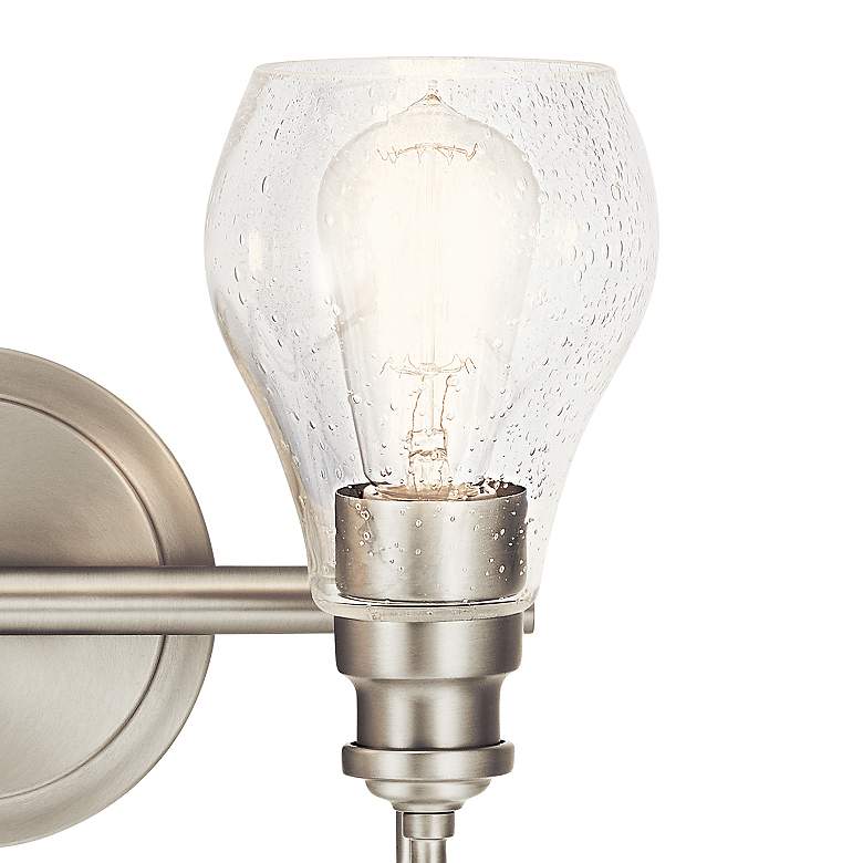 Image 2 Kichler Greenbrier 10 1/4"H Brushed Nickel 2-Light Sconce more views