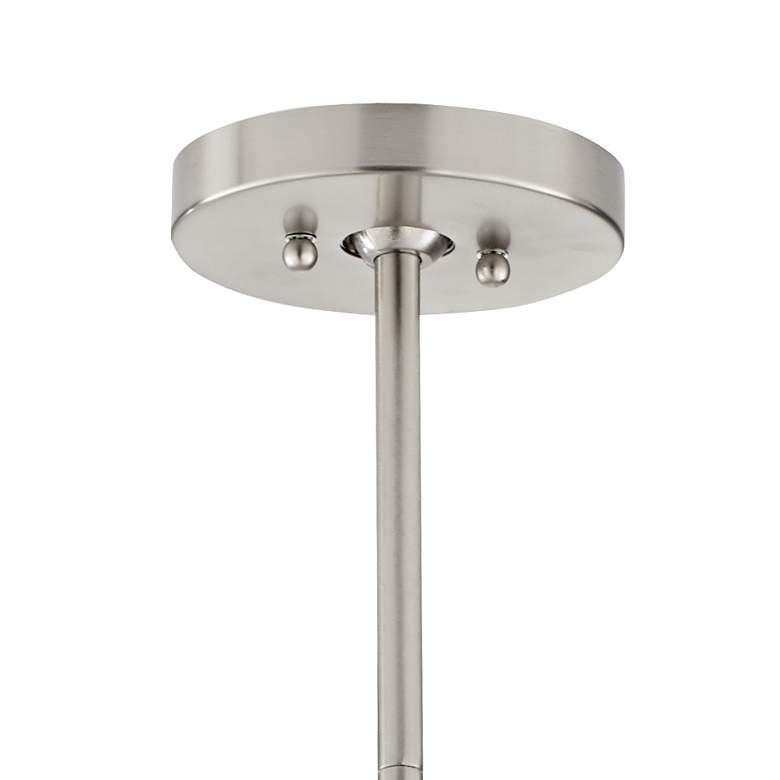 Image 4 Kichler Grenoble 11 inch Wide Brushed Nickel 1-Light Modern Mini Pendant more views