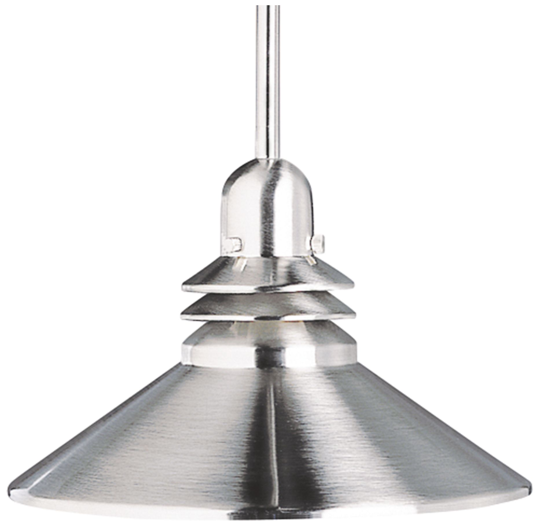 Kichler Grenoble 11" Wide Brushed Nickel 1-Light Modern Mini Pendant
