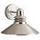 Kichler Grenoble 8" High Brushed Nickel Outdoor Wall Light