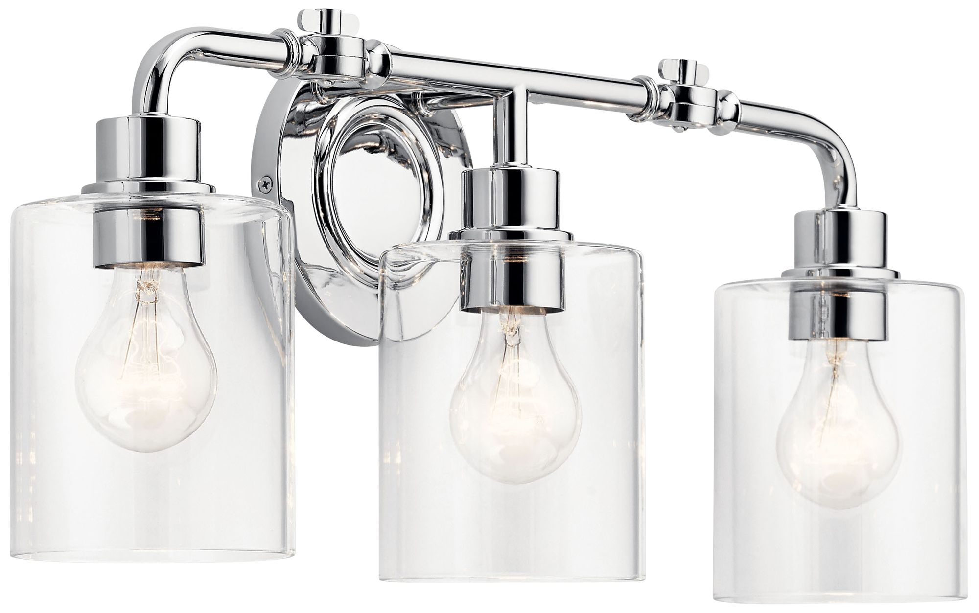 Image 2 Kichler Gunnison 24" Wide Chrome 3-Light Bath Light more views