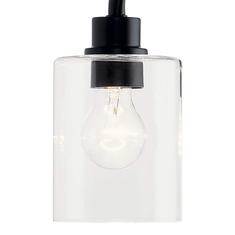 Image 3 Kichler Gunnison 33 3/4" Wide Black 4-Light Bath Light more views